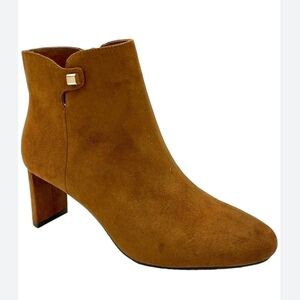 Alfani Tan Suede Ankle Booties